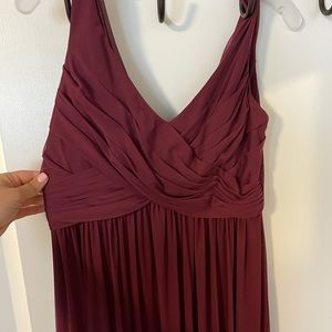 Maroon Bridesmaid or Prom Dress